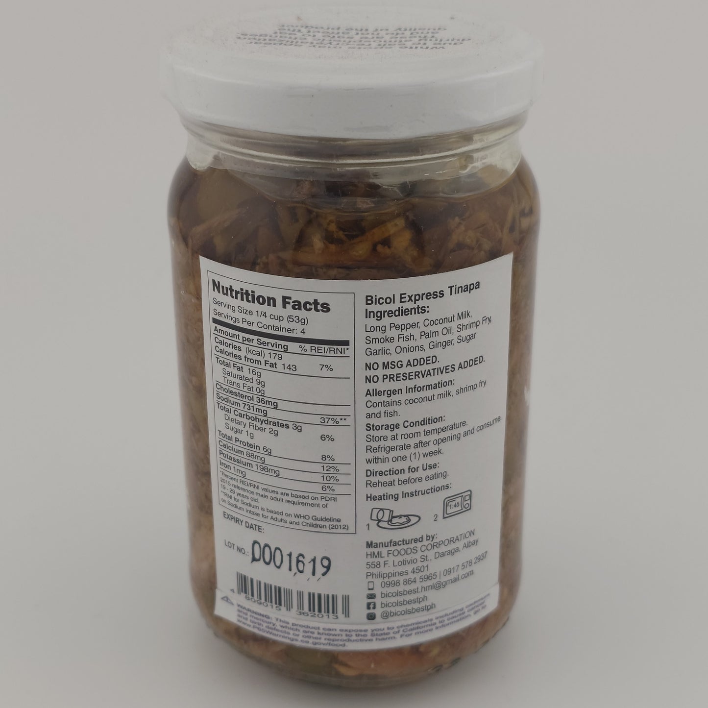Bicol's Best Bicol Express Tinapa 210g